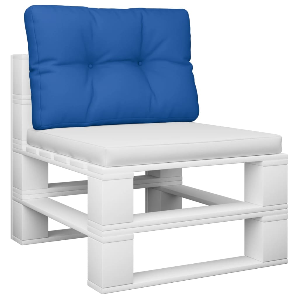 vidaXL Pernă de paleți, albastru regal, 60x40x12 cm, material textil vidaXL Pernă de paleți, albastru regal, 60x40x12 cm, material textil