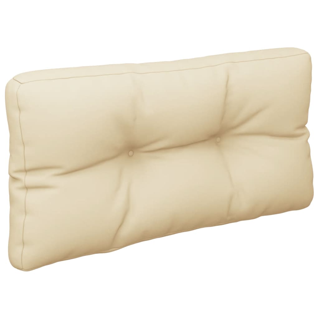 vidaXL Pernă de paleți, bej, 70x40x12 cm, material textil