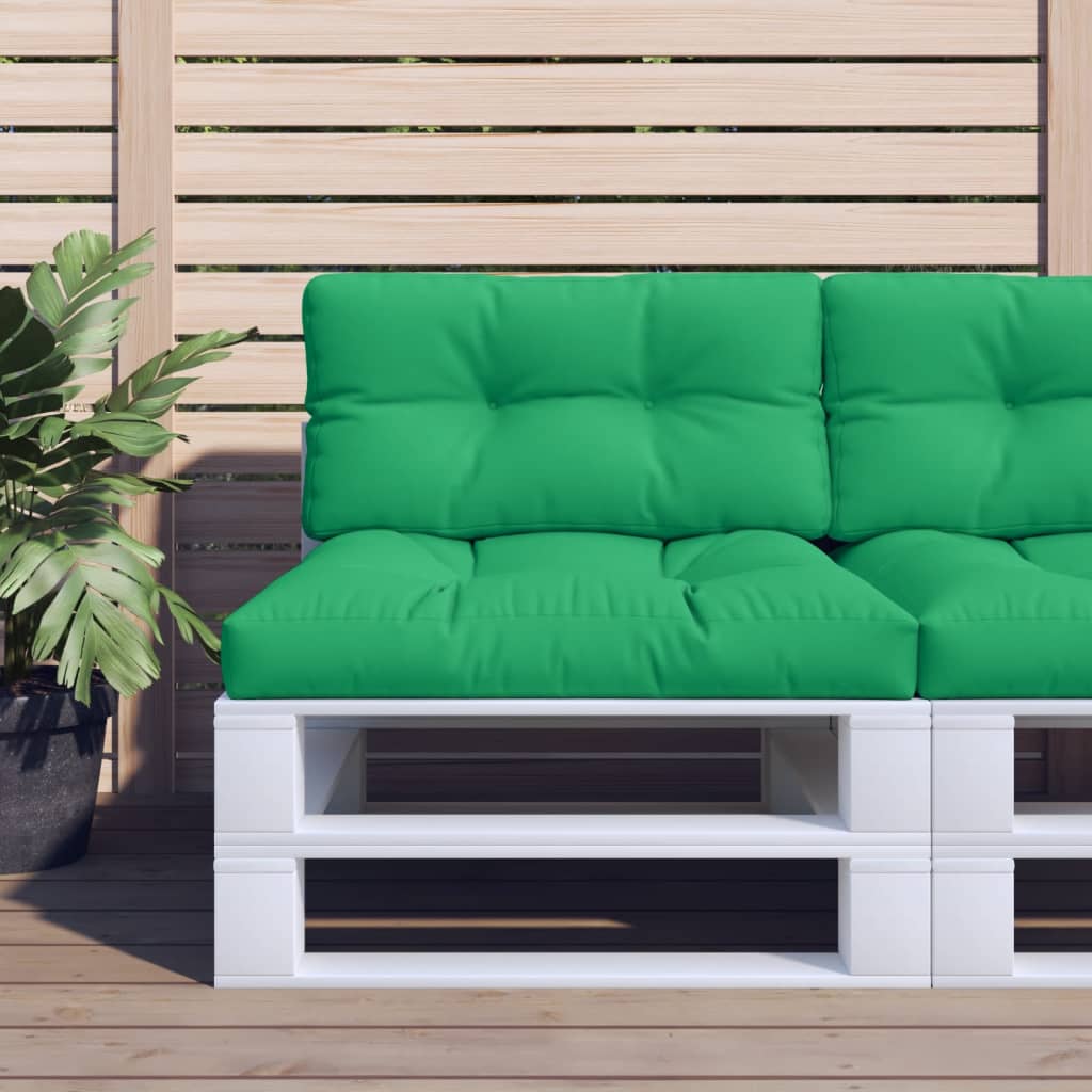 vidaXL Pernă de paleți, verde, 70x40x12 cm, material textil vidaXL Pernă de paleți, verde, 70x40x12 cm, material textil