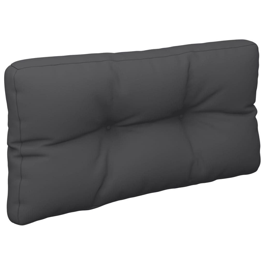 vidaXL Pernă de paleți, negru, 70x40x12 cm, material textil
