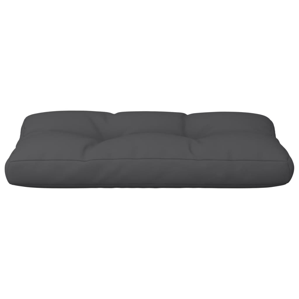 vidaXL Pernă de paleți, negru, 70x40x12 cm, material textil