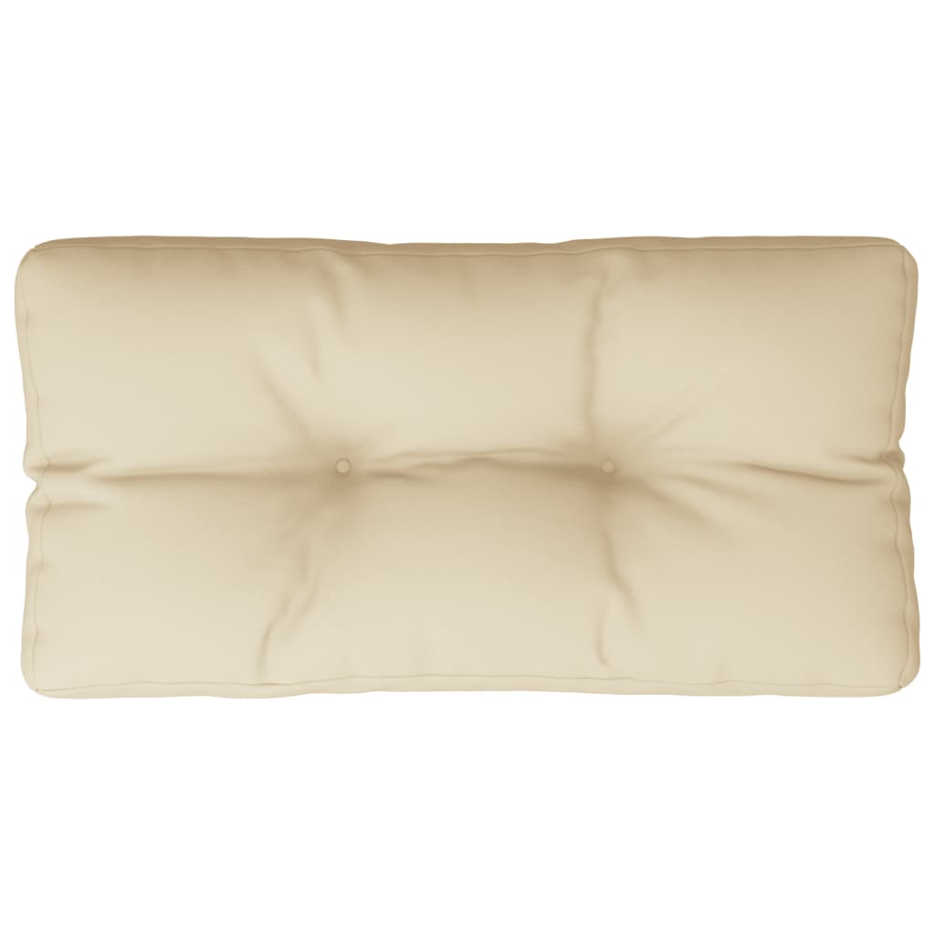 vidaXL Pernă pentru paleți, bej, 80x40x12 cm, material textil