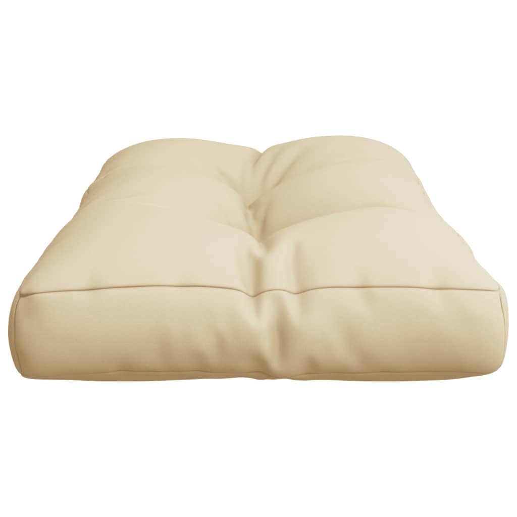 vidaXL Pernă pentru paleți, bej, 80x40x12 cm, material textil