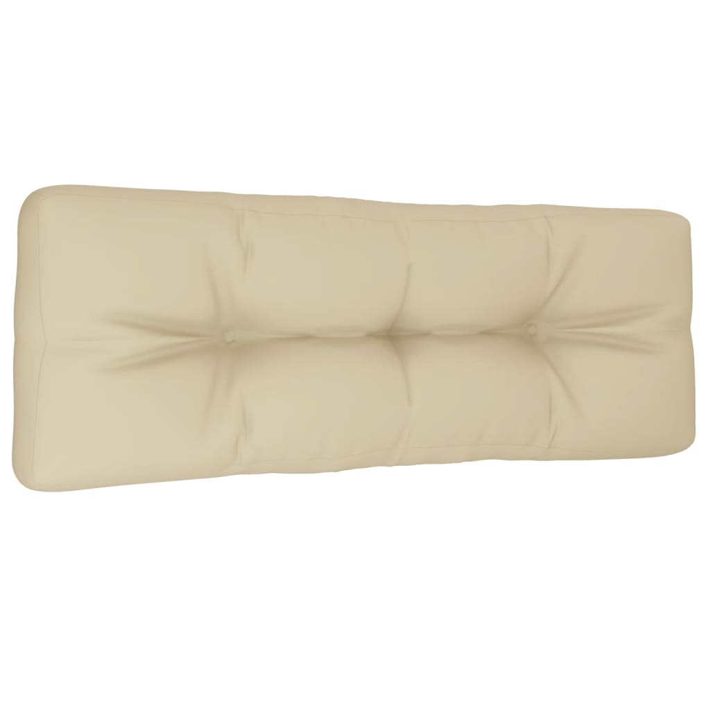 vidaXL Pernă de paleți, bej, 120x40x12 cm, material textil vidaXL Pernă de paleți, bej, 120x40x12 cm, material textil