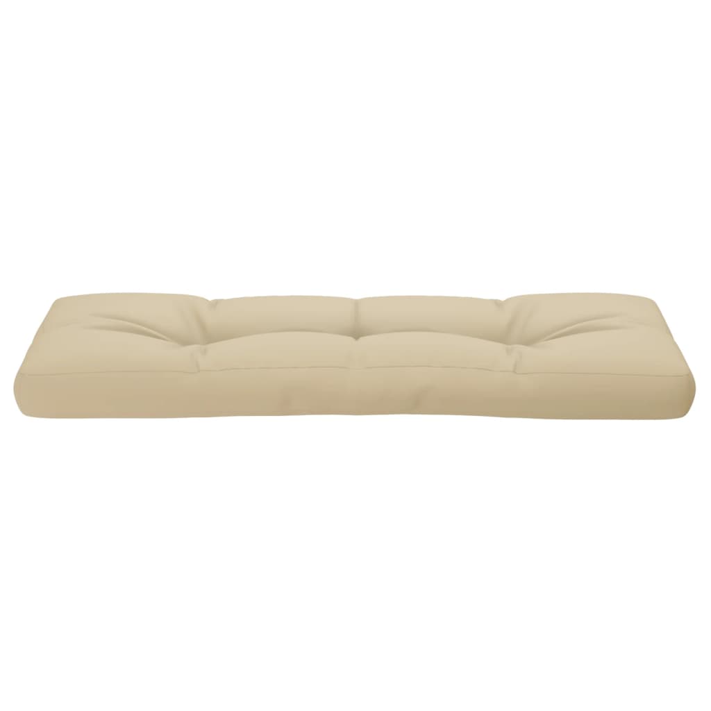 vidaXL Pernă de paleți, bej, 120x40x12 cm, material textil vidaXL Pernă de paleți, bej, 120x40x12 cm, material textil