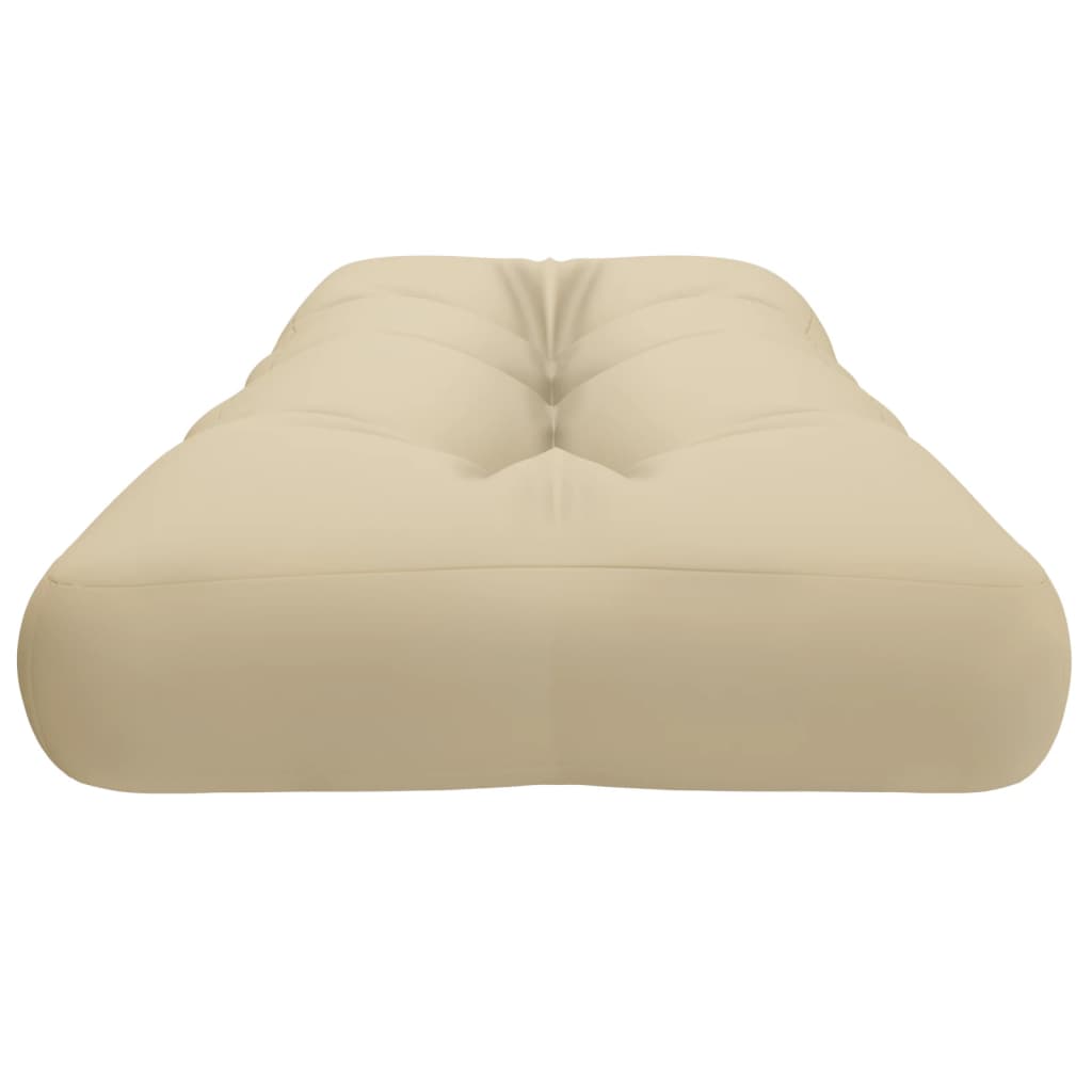 vidaXL Pernă de paleți, bej, 120x40x12 cm, material textil vidaXL Pernă de paleți, bej, 120x40x12 cm, material textil