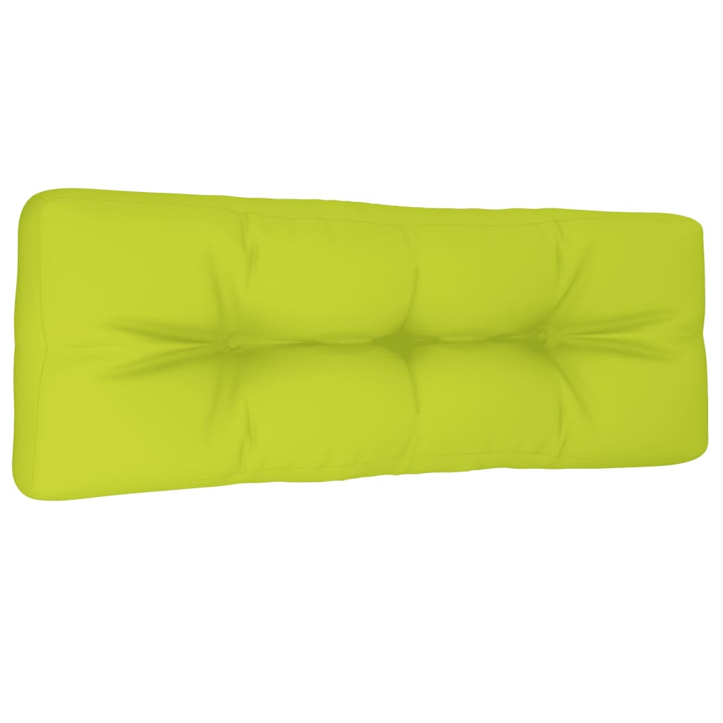vidaXL Pernă de paleți, verde aprins, 120x40x12 cm, material textil