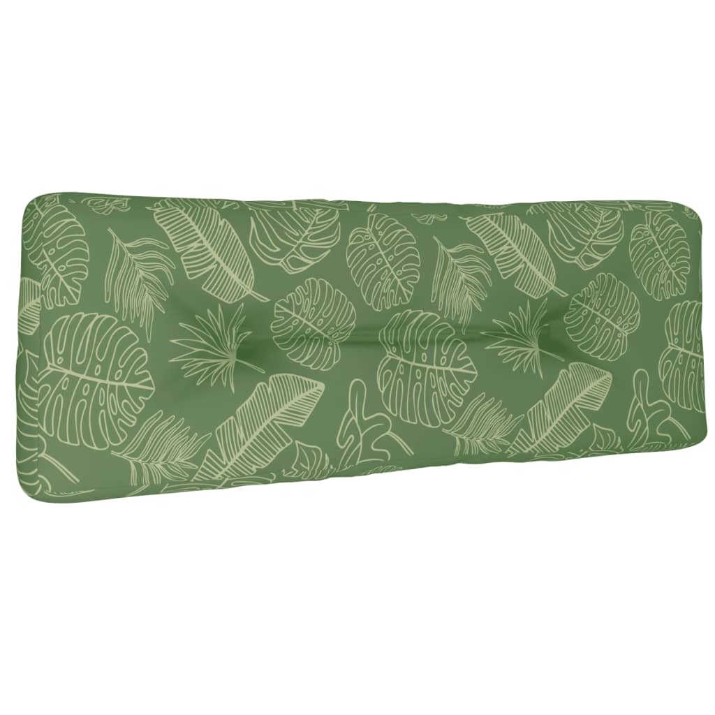 vidaXL Pernă de paleți, model frunze, 120x40x12 cm, textil vidaXL Pernă de paleți, model frunze, 120x40x12 cm, textil