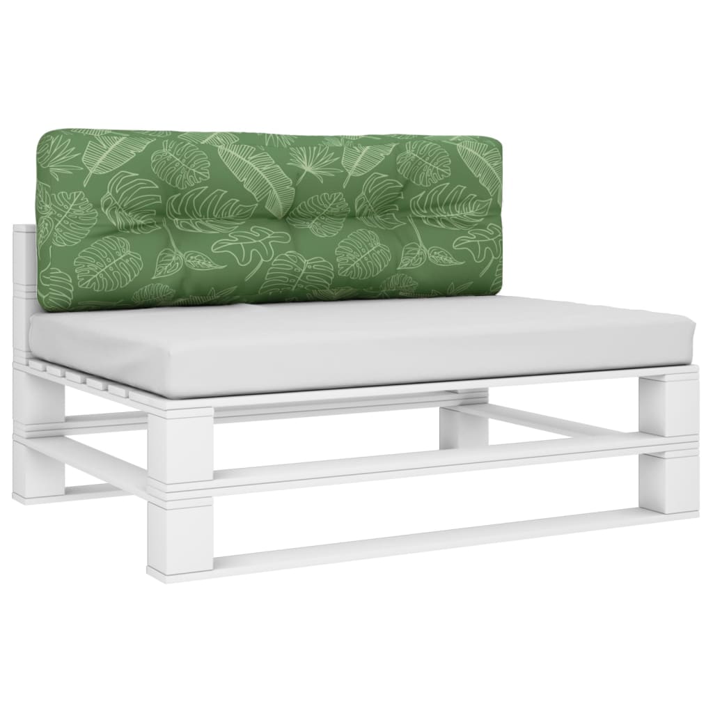 vidaXL Pernă de paleți, model frunze, 120x40x12 cm, textil vidaXL Pernă de paleți, model frunze, 120x40x12 cm, textil