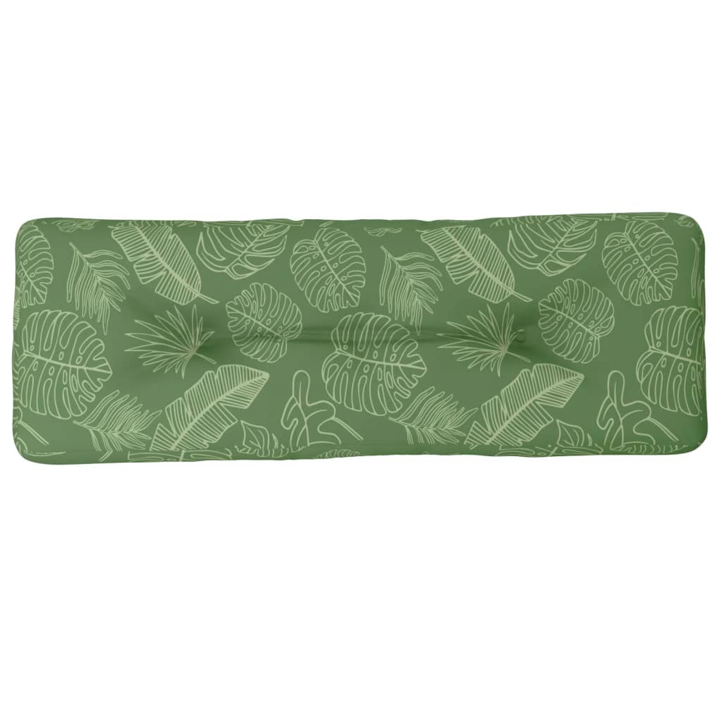 vidaXL Pernă de paleți, model frunze, 120x40x12 cm, textil vidaXL Pernă de paleți, model frunze, 120x40x12 cm, textil