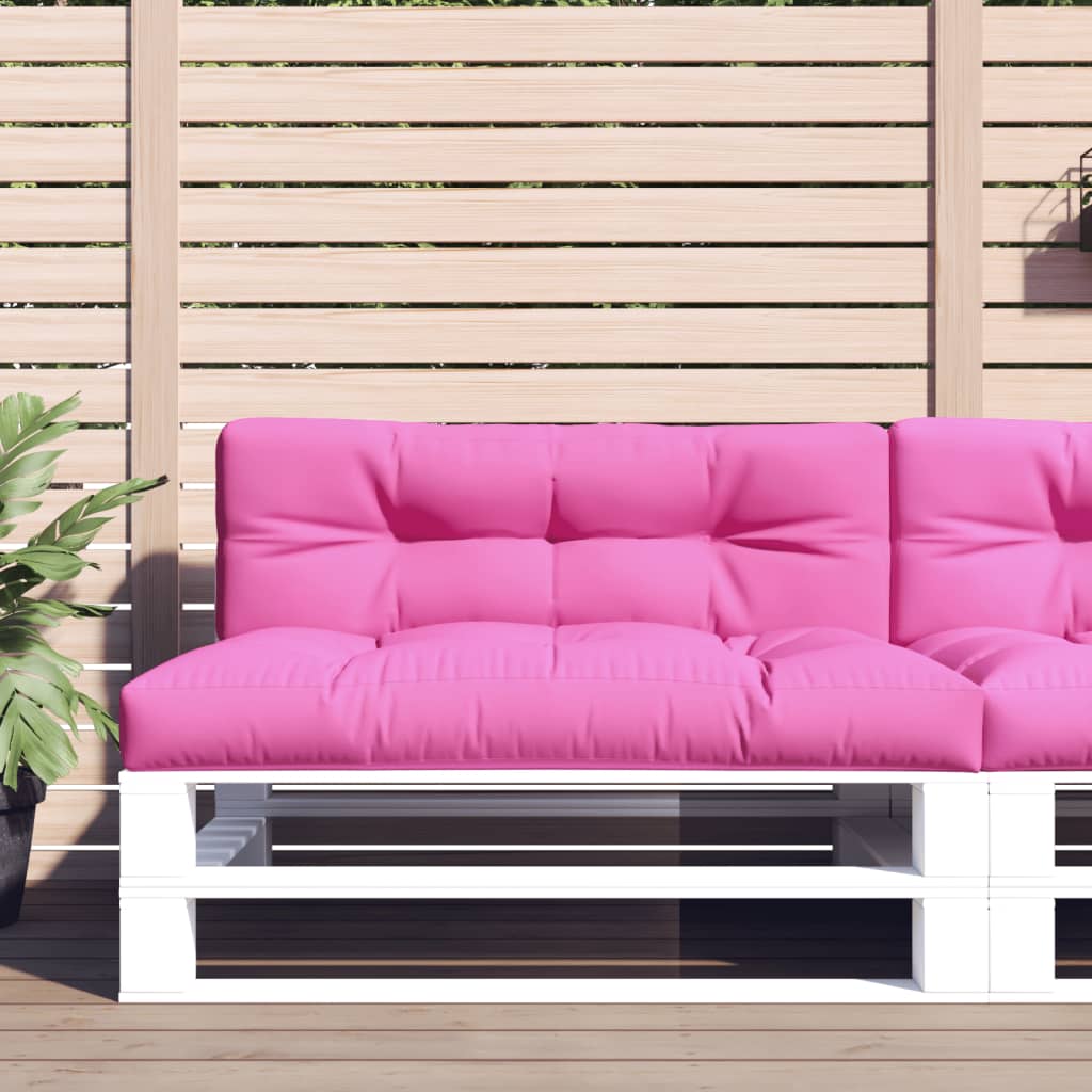 vidaXL Pernă de paleți, roz, 120x40x12 cm, textil vidaXL Pernă de paleți, roz, 120x40x12 cm, textil