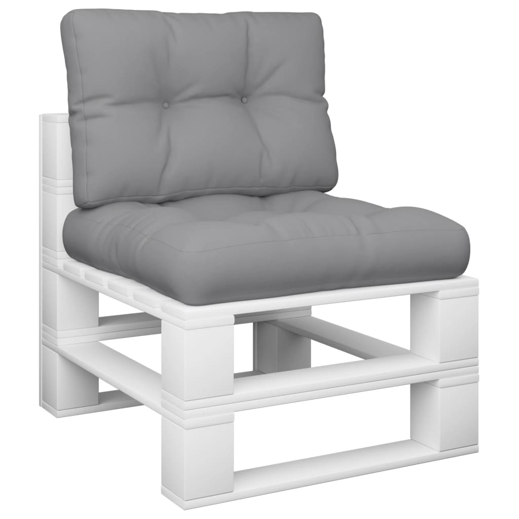 vidaXL Perne pentru paleți, 2 buc., gri, material textil