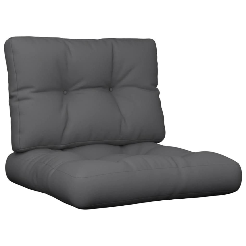 vidaXL Perne de paleți, 2 buc., antracit, material textil