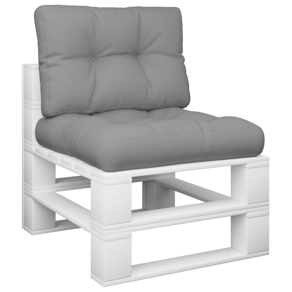 vidaXL Perne pentru paleți, 2 buc., gri, material textil