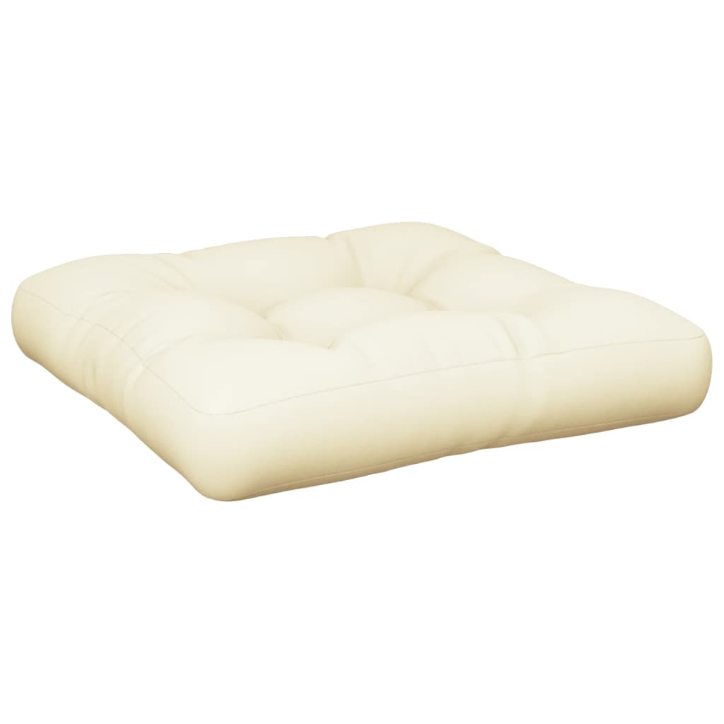 vidaXL Perne de paleți, 2 buc., crem, material textil