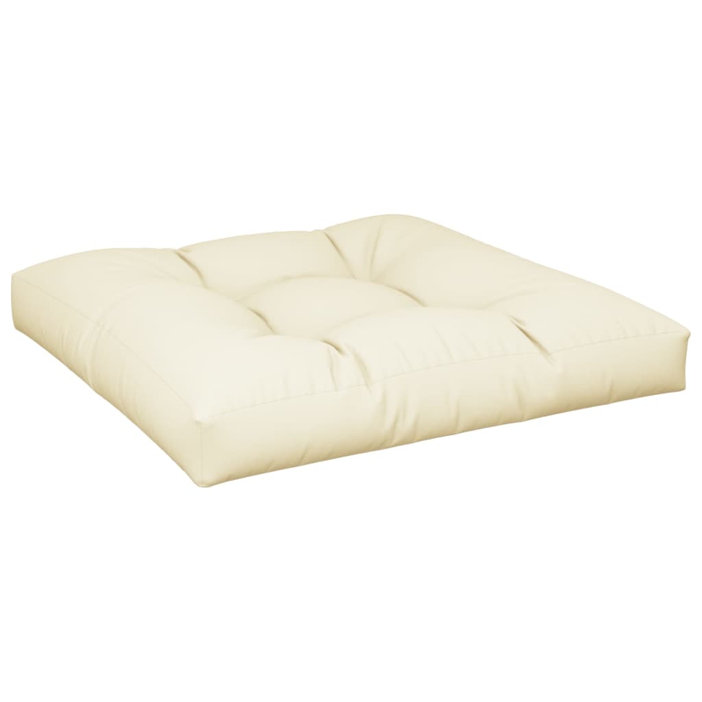 vidaXL Perne de paleți, 2 buc., crem, material textil