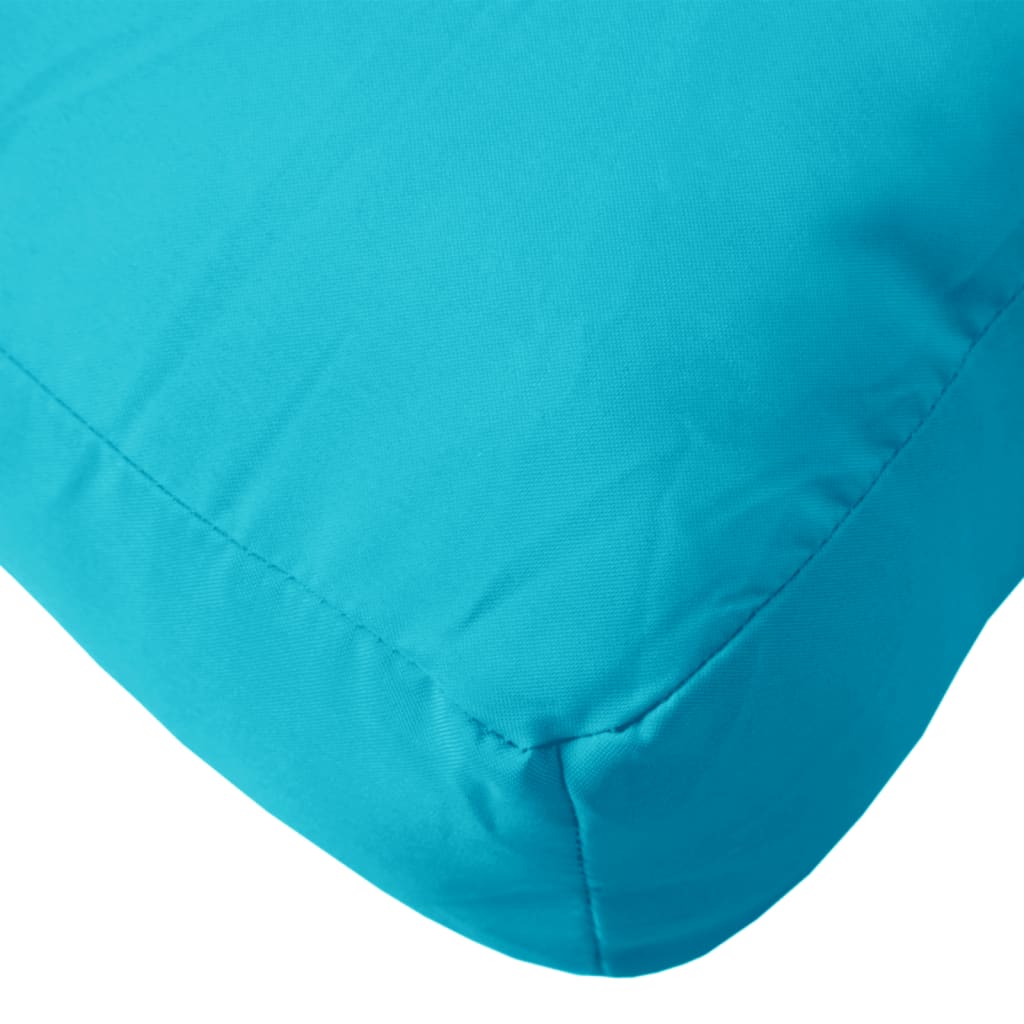 vidaXL Perne de paleți, 2 buc., turcoaz, material textil