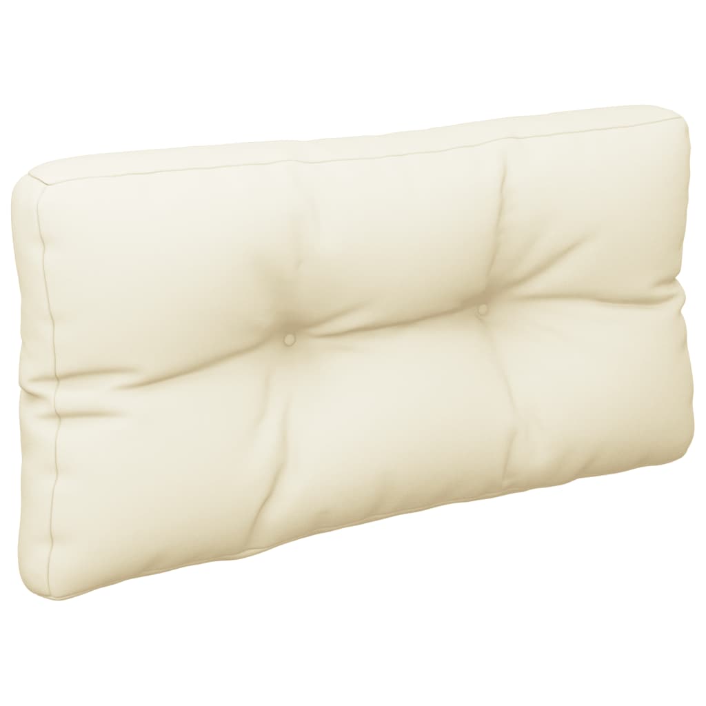 vidaXL Perne de paleți, 2 buc., crem, material textil