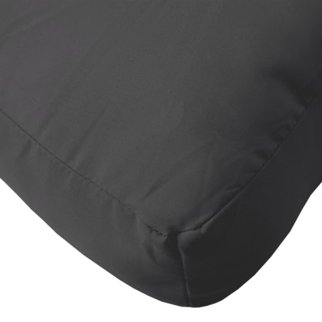 vidaXL Perne de paleți, 2 buc., negru, material textil