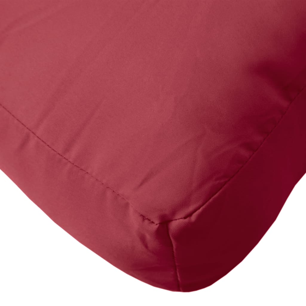 vidaXL Perne de paleți, 2 buc., roșu vin, material textil