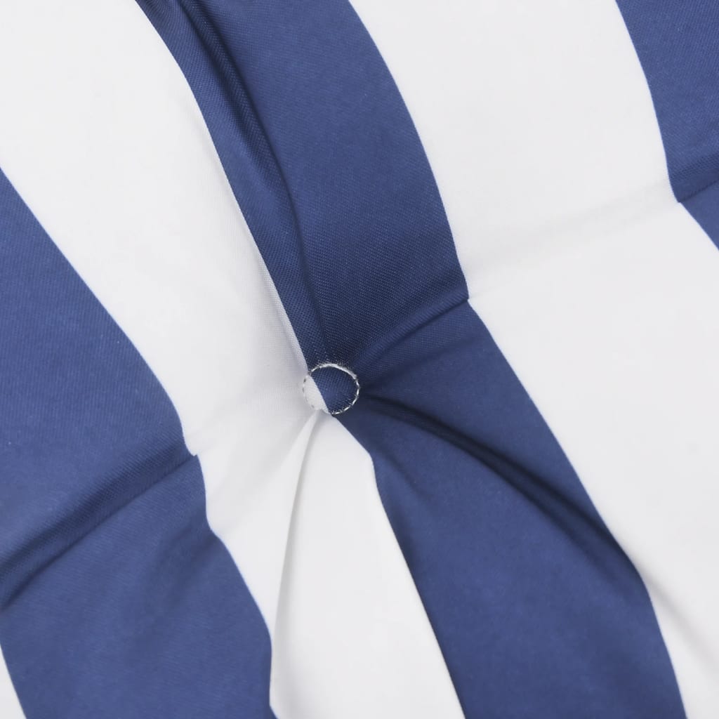 vidaXL Perne de paleți, 2 buc., dungi albastre și albe, textil