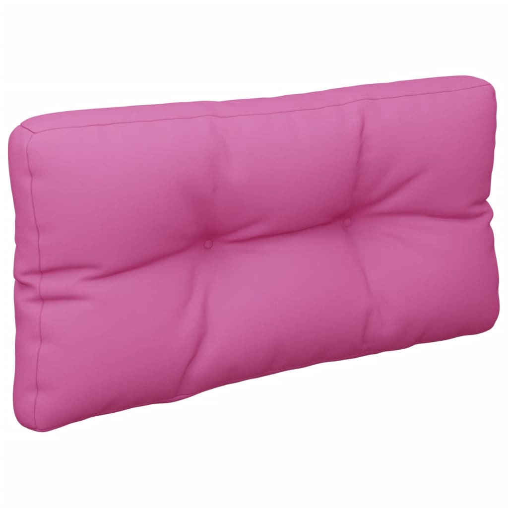 vidaXL Perne de paleți, 2 buc., roz, material textil