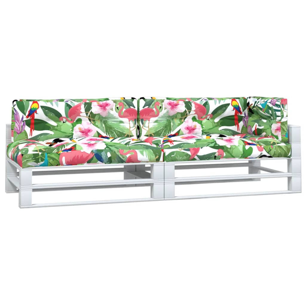 vidaXL Perne de paleți, 5 buc., multicolor  textil