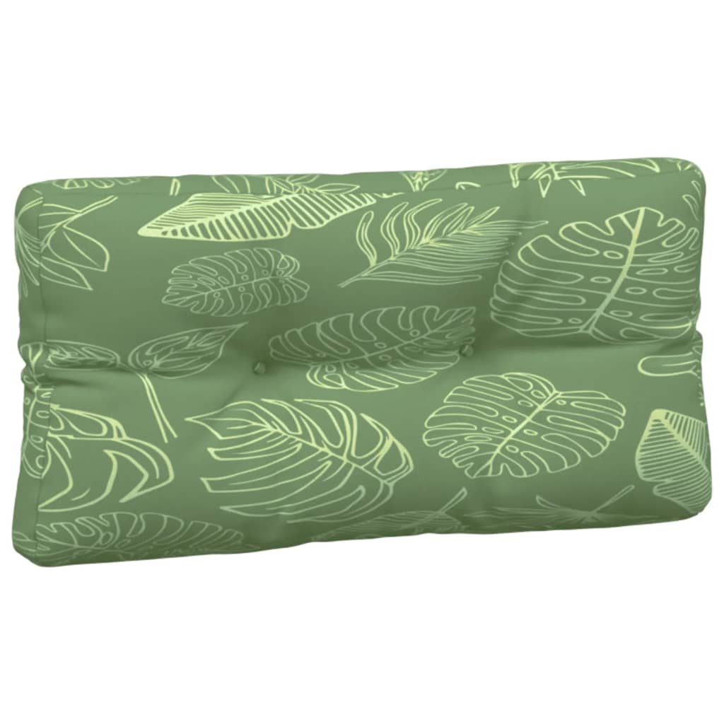 vidaXL Perne de paleți, 5 buc., model cu frunze textil vidaXL Perne de paleți, 5 buc., model cu frunze textil