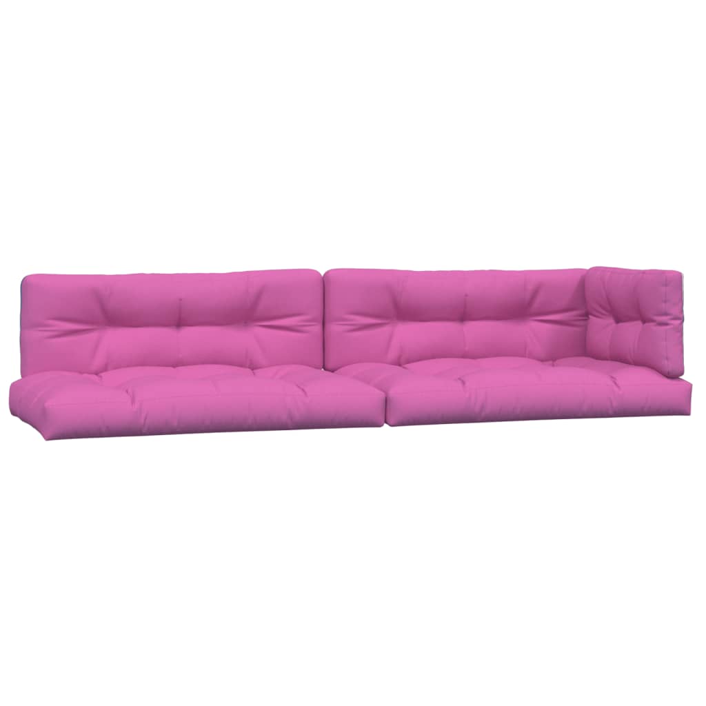 vidaXL Perne de paleți, 5 buc., roz  material textil