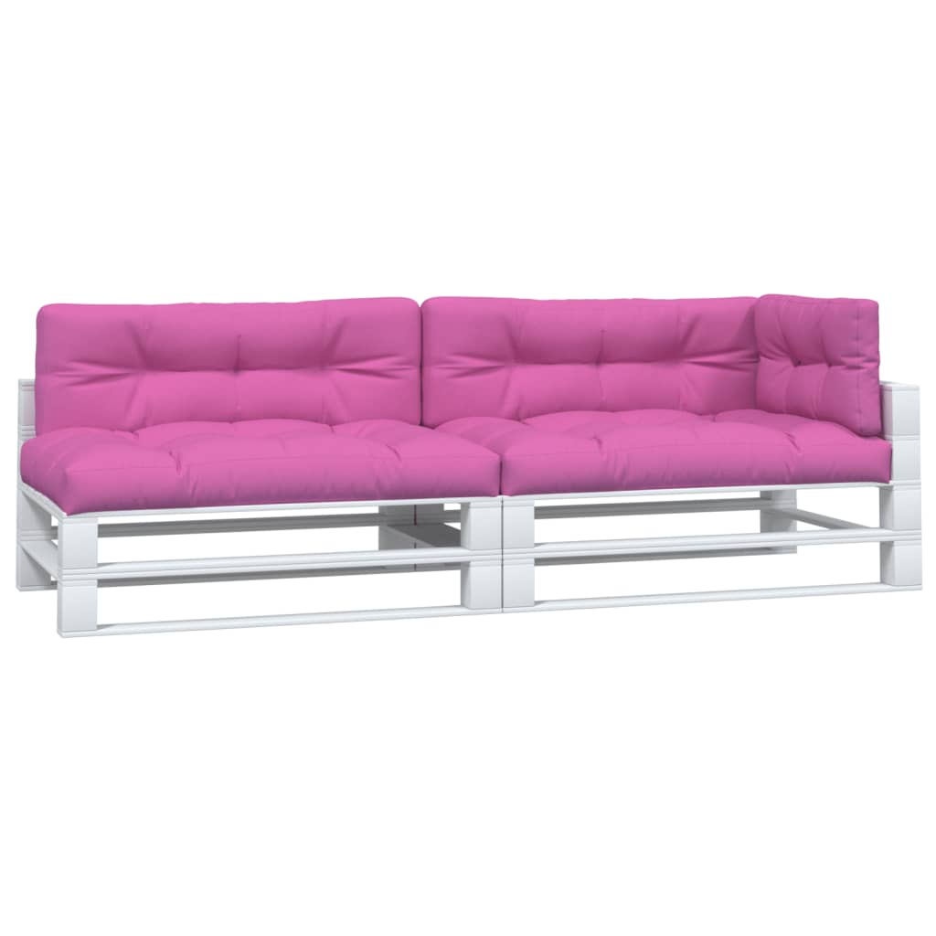 vidaXL Perne de paleți, 5 buc., roz  material textil