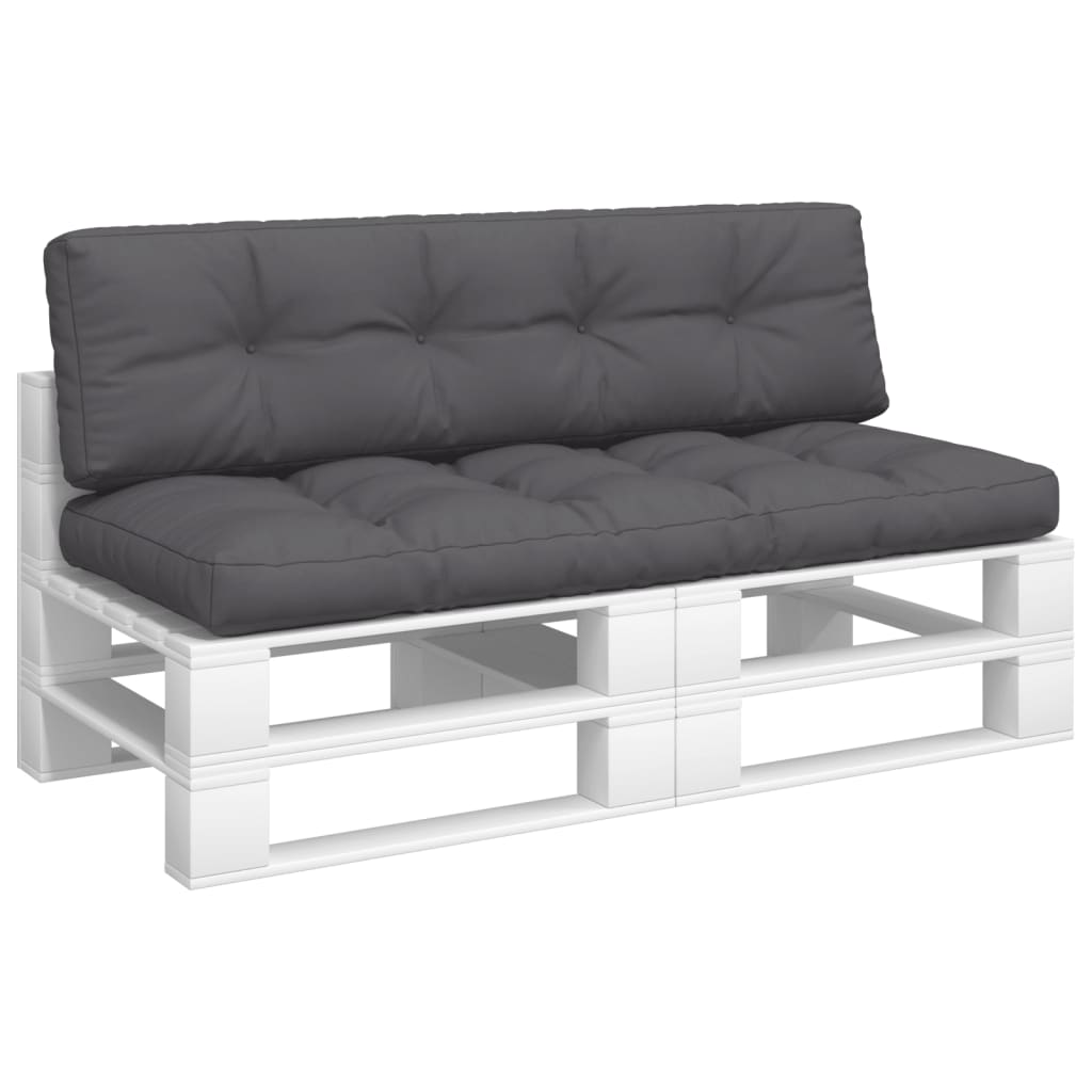 vidaXL Perne de paleți, 2 buc., antracit, material textil