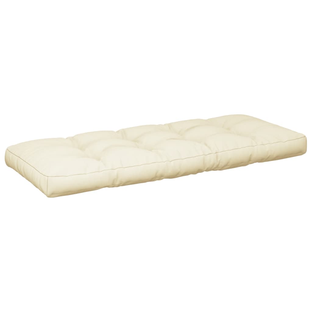 vidaXL Perne de paleți, 2 buc., crem, material textil