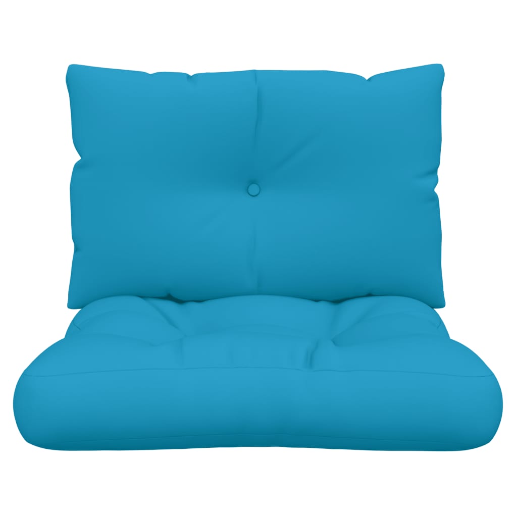 vidaXL Perne de paleți, 2 buc., albastru, material textil