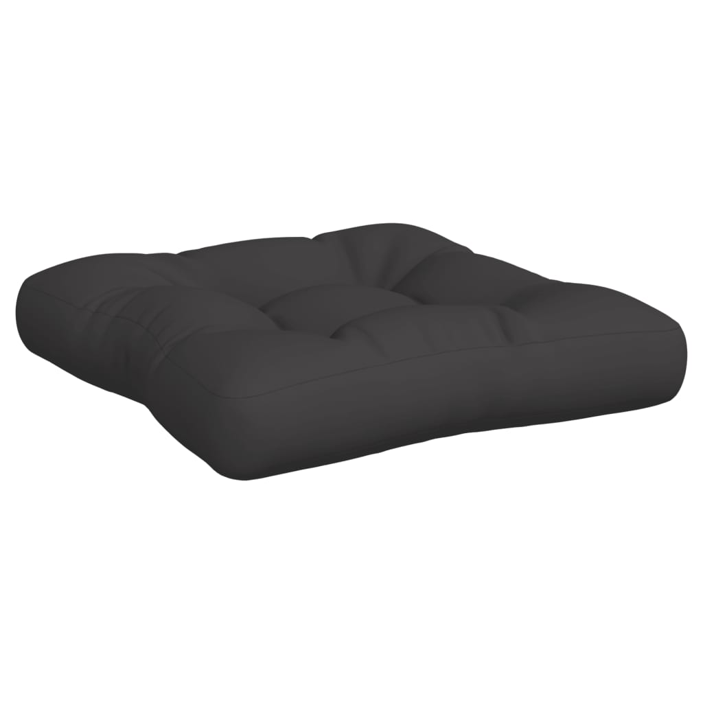 vidaXL Perne de paleți, 2 buc., negru, material textil