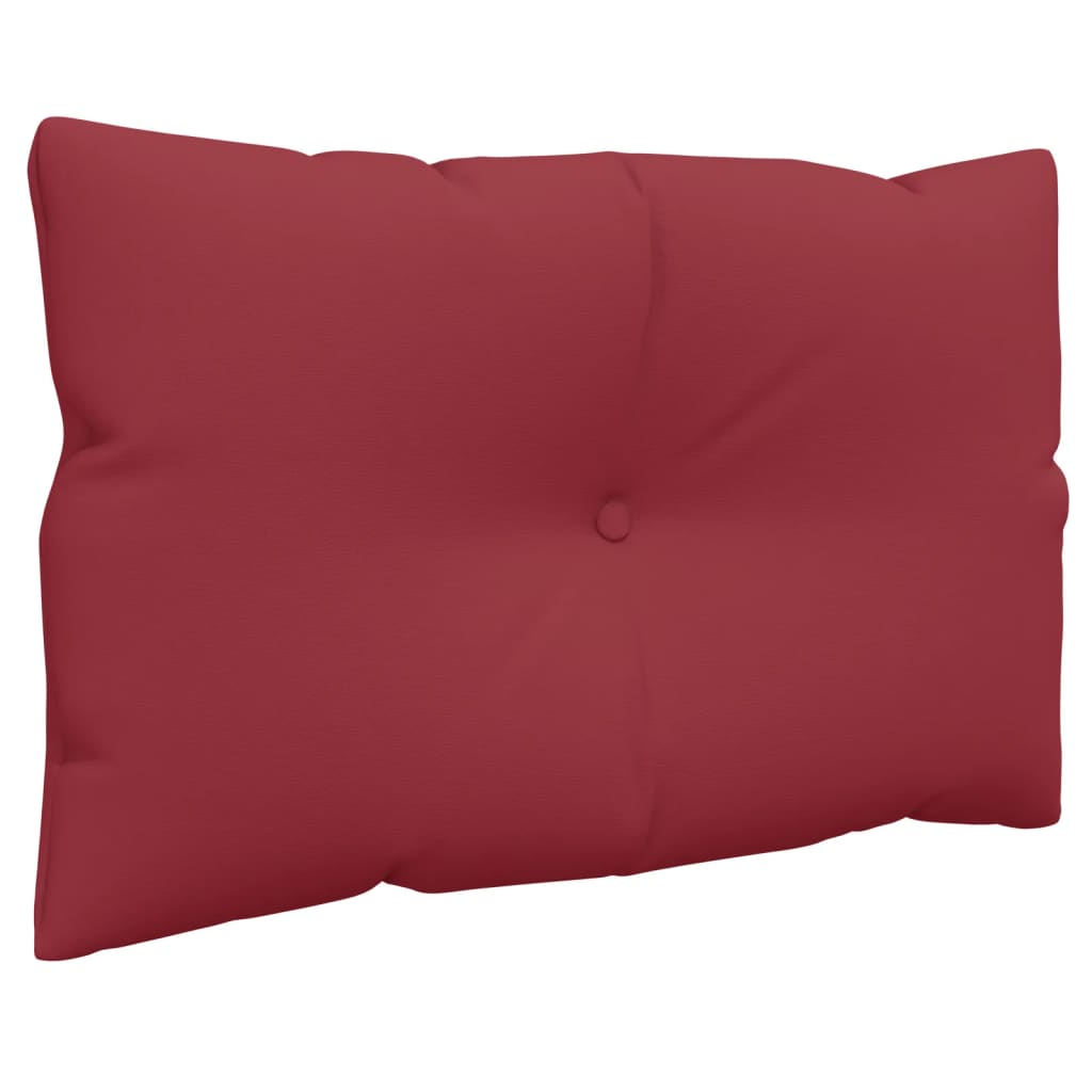 vidaXL Perne de paleți, 2 buc., roșu vin, material textil