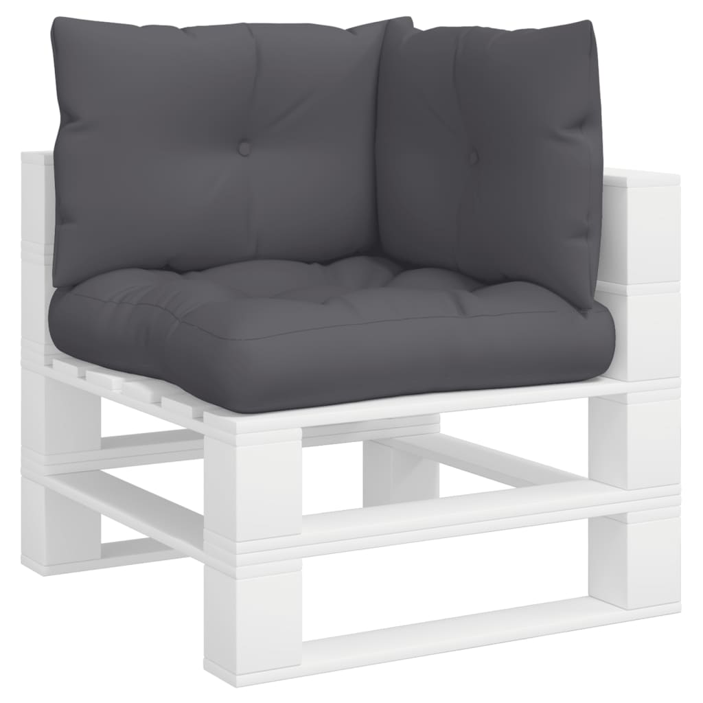 vidaXL Perne de paleți, 3 buc., antracit, material textil