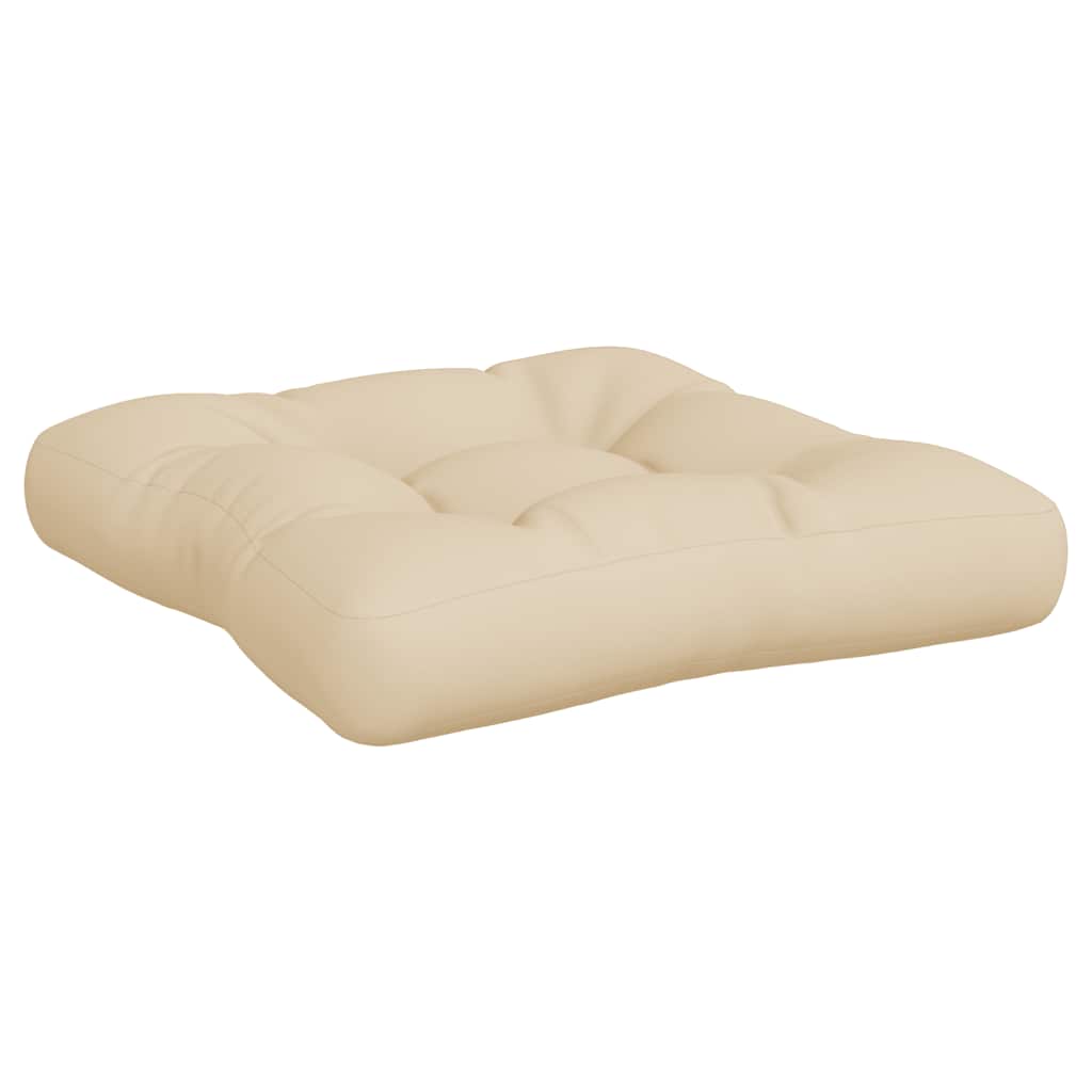 vidaXL Perne de paleți, 3 buc., bej, material textil