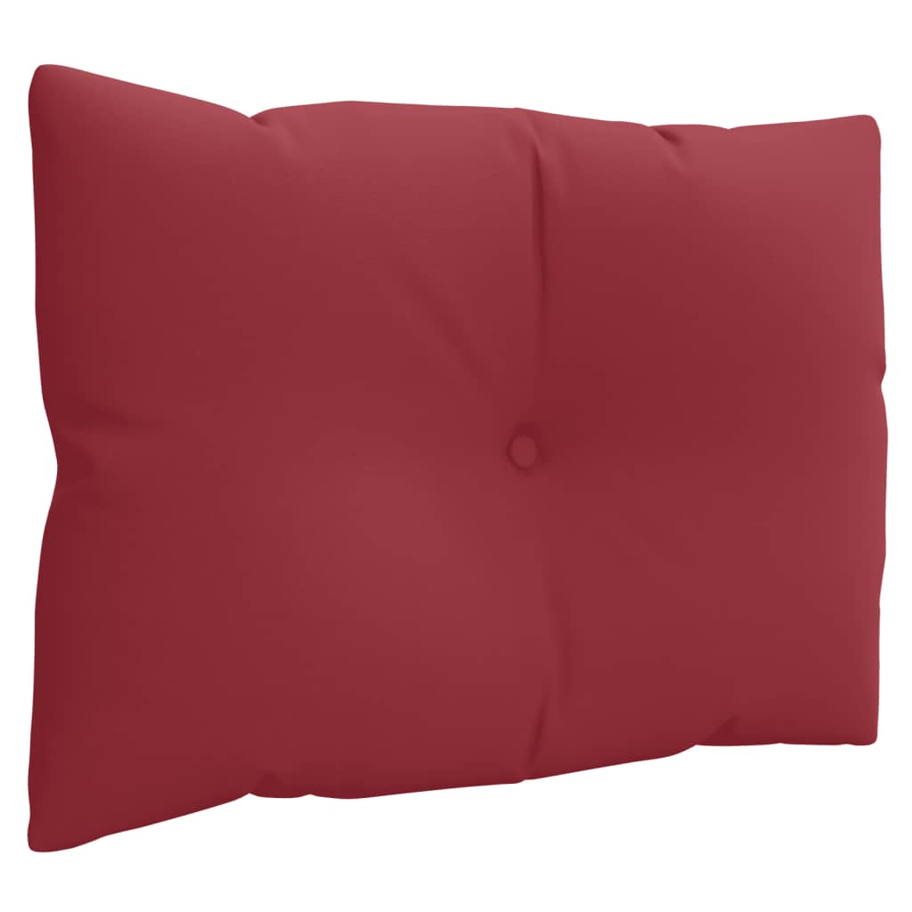 vidaXL Perne de paleți, 3 buc., roșu vin, material textil