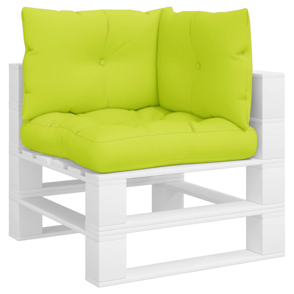 vidaXL Perne de paleți, 3 buc, verde aprins, material textil