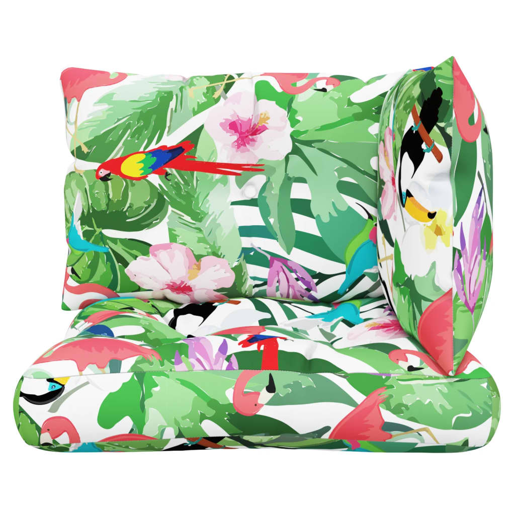 vidaXL Perne pentru paleți, 3 buc., multicolor, țesătură oxford vidaXL Perne pentru paleți, 3 buc., multicolor, țesătură oxford