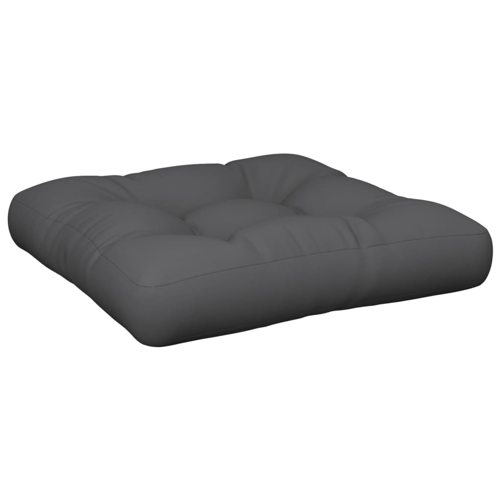 vidaXL Pernă de paleți, antracit, 58x58x10 cm, material textil vidaXL Pernă de paleți, antracit, 58x58x10 cm, material textil
