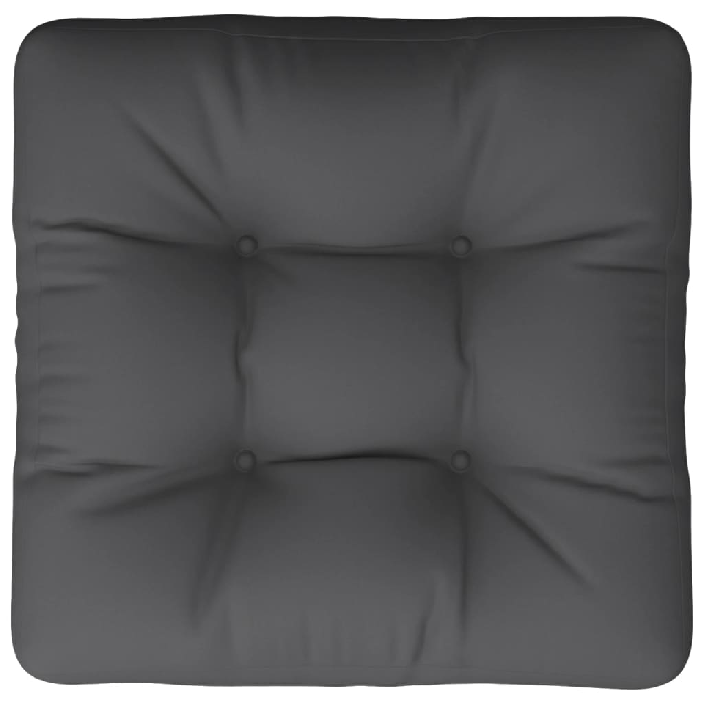 vidaXL Pernă de paleți, antracit, 58x58x10 cm, material textil vidaXL Pernă de paleți, antracit, 58x58x10 cm, material textil