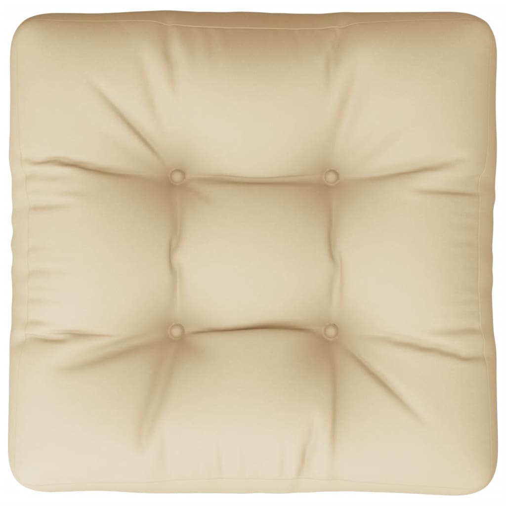 vidaXL Pernă de paleți, bej, 58x58x10 cm, material textil vidaXL Pernă de paleți, bej, 58x58x10 cm, material textil