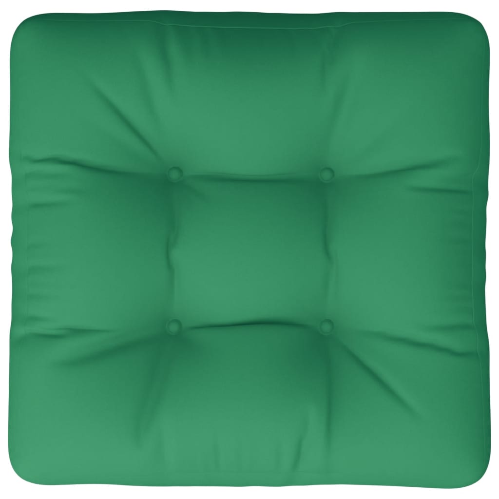 vidaXL Pernă de paleți, verde, 58x58x10 cm, material textil vidaXL Pernă de paleți, verde, 58x58x10 cm, material textil