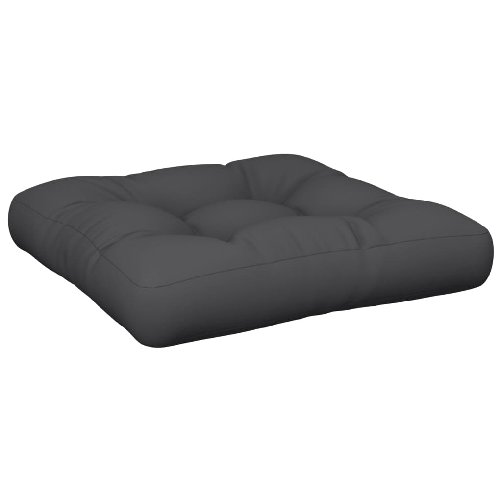 vidaXL Pernă de paleți, negru, 58x58x10 cm, material textil vidaXL Pernă de paleți, negru, 58x58x10 cm, material textil
