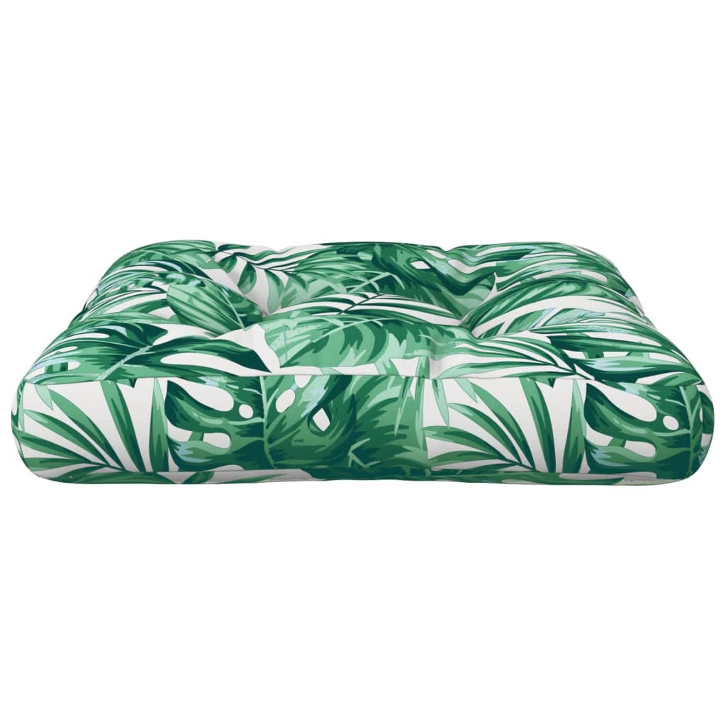 vidaXL Pernă de paleți, model frunze, 58x58x10 cm, material textil vidaXL Pernă de paleți, model frunze, 58x58x10 cm, material textil