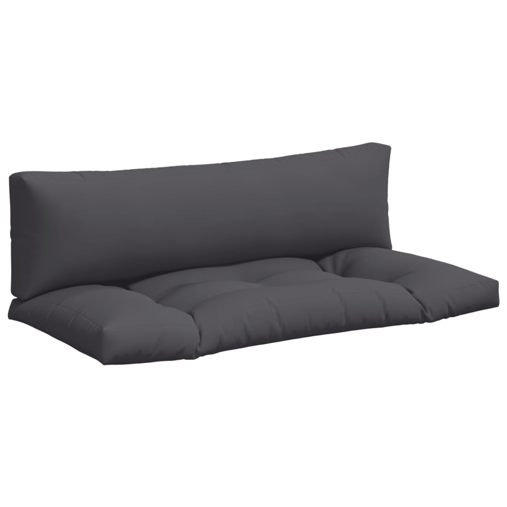 vidaXL Perne de paleți, 2 buc., antracit, material textil