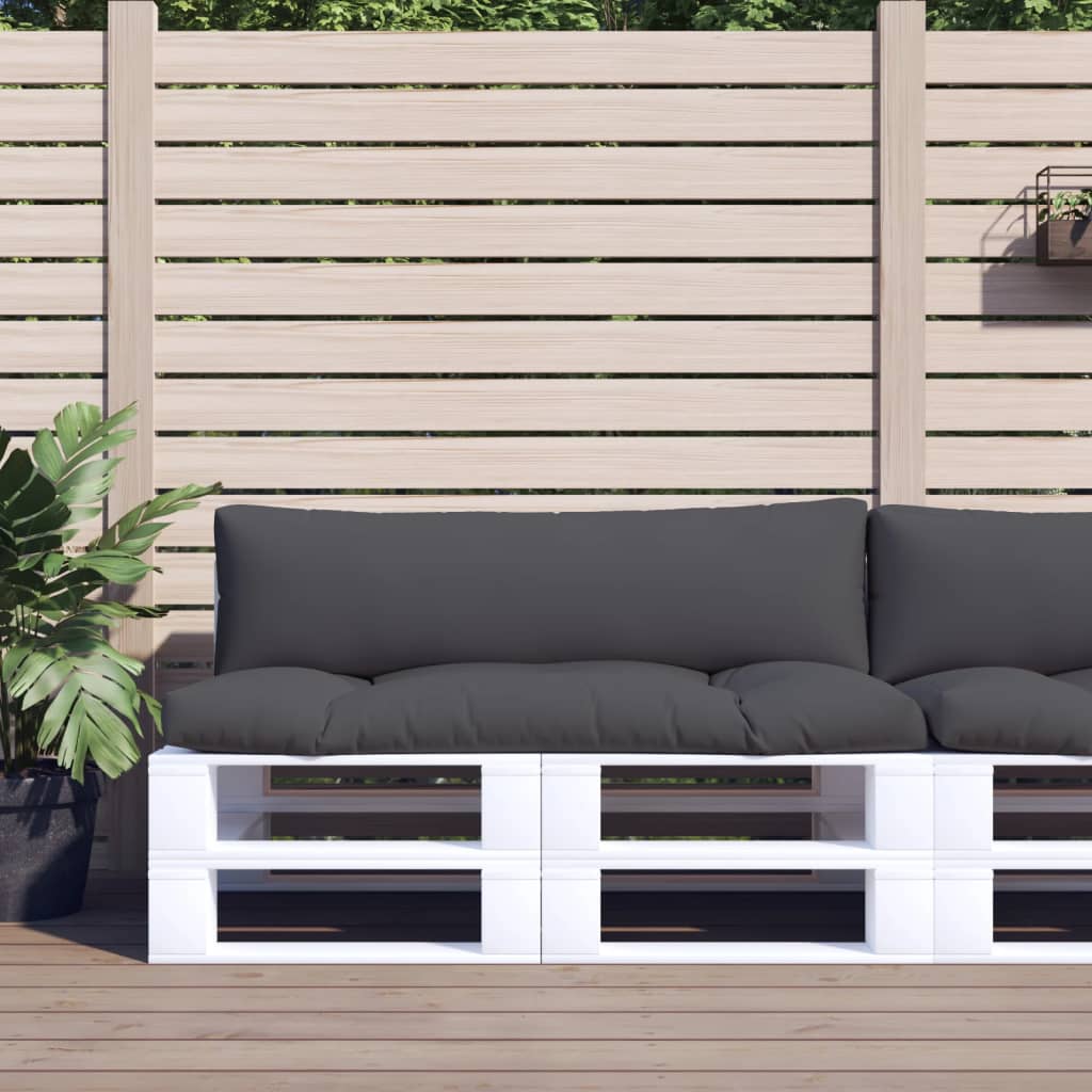 vidaXL Perne de paleți, 2 buc., antracit, material textil