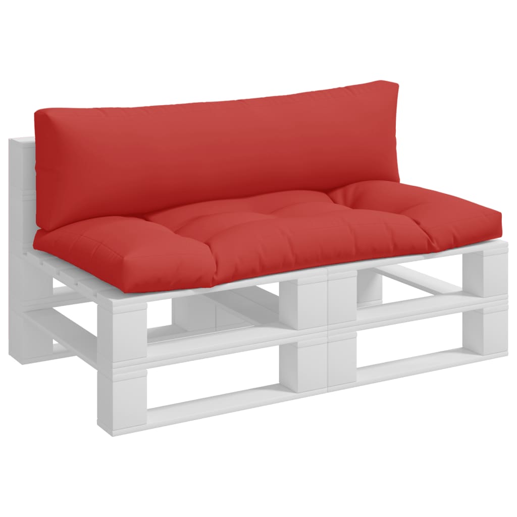 vidaXL Perne de paleți, 2 buc. roșu, material textil