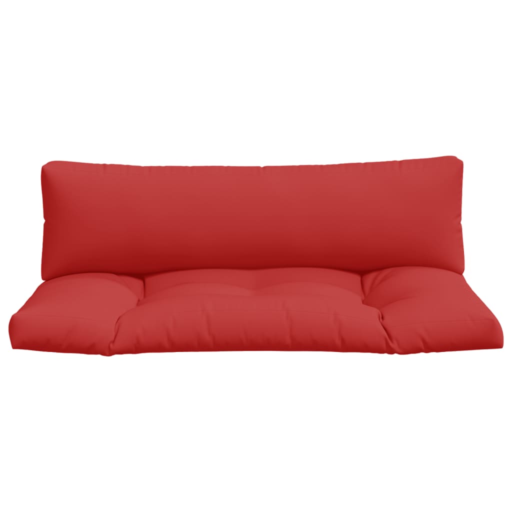 vidaXL Perne de paleți, 2 buc. roșu, material textil